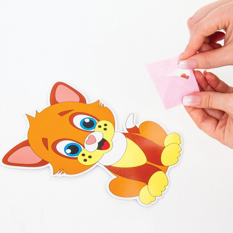 Аппликация фетром "Котенок" ЮНЛАНДИЯ