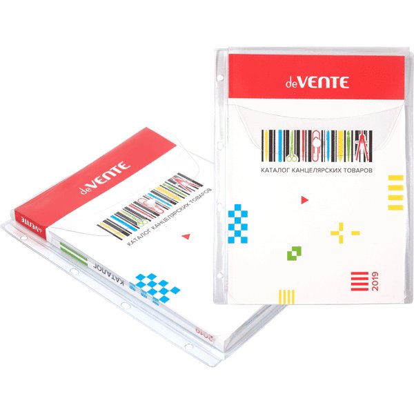 Проспект-обложка (мультифора) А4+ 140 мкм объемная, до 250 л. с клапаном deVENTE