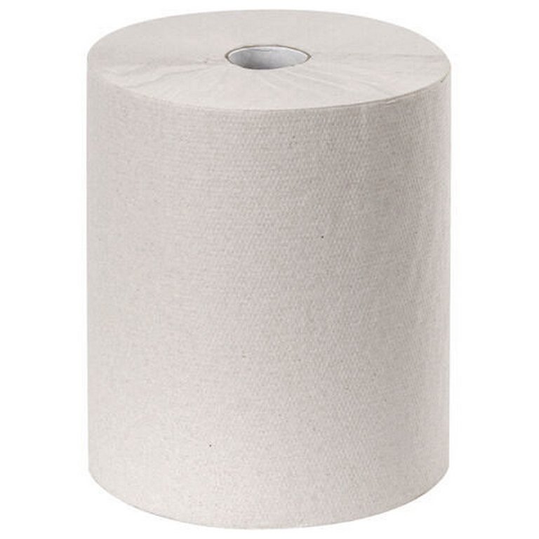 Полотенце бумажное для диспенсера в рулоне ЛАЙМА 1-сл. 200м, натур. цвет, с втулкой