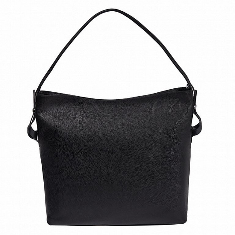 Сумка женская Dr.Koffer 35*32*15 см, нат. кожа, черная