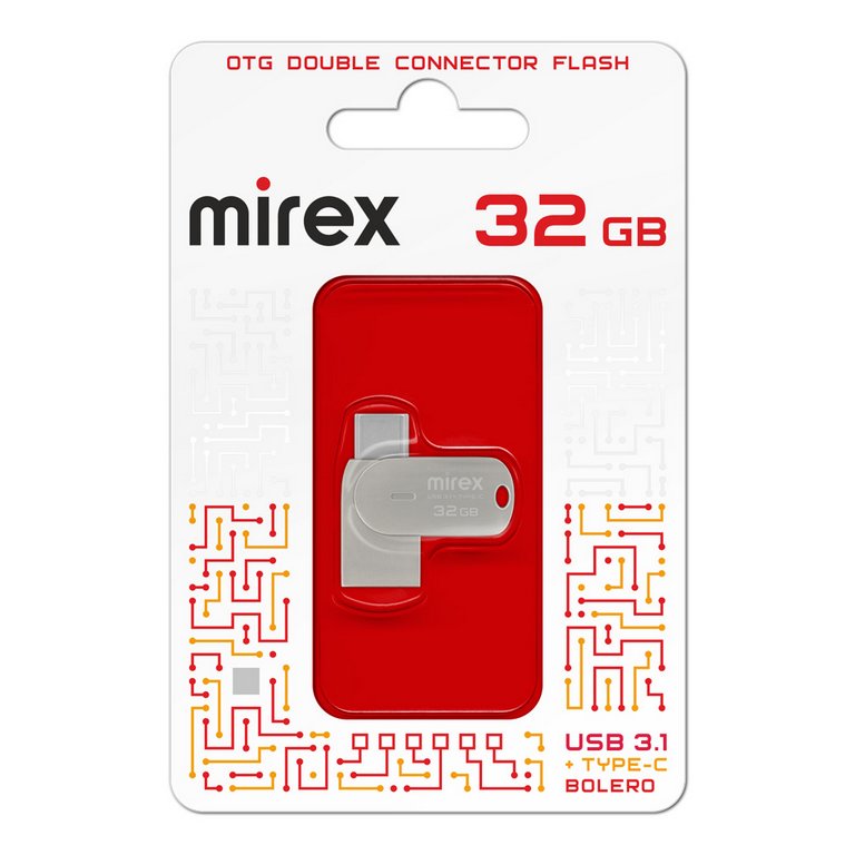 Флеш-диск 32Gb  Mirex CITY Bolero USB 3.1 Type-C