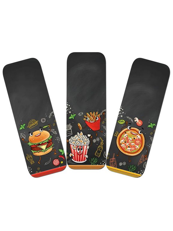 Закладка магнитная 3 шт/уп "Пицца"