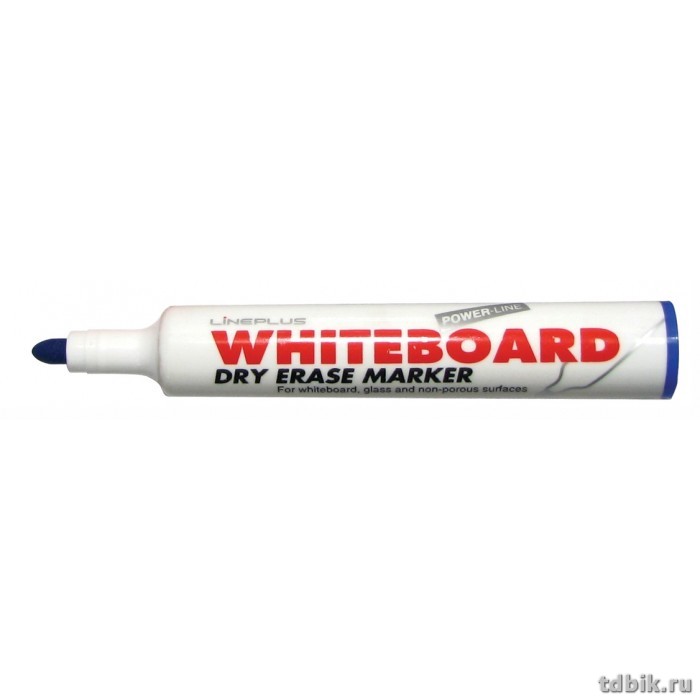 Маркер для доски Line Plus 2 мм синий круг.