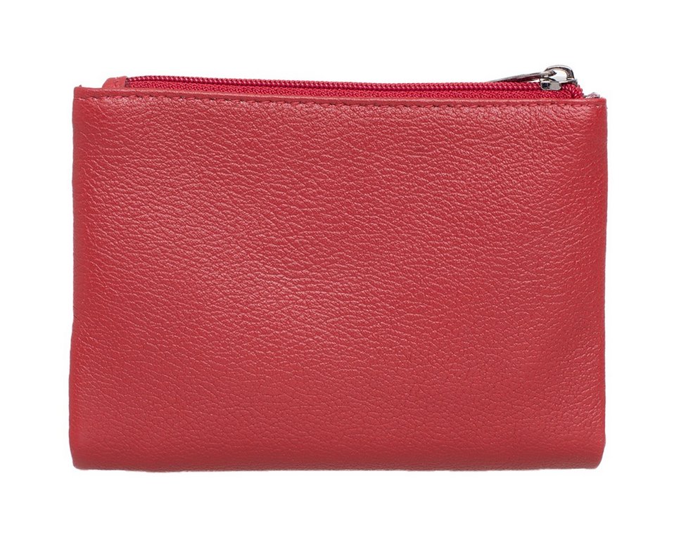 Портмоне Franchesco Mariscotti нат. кожа, , гранат