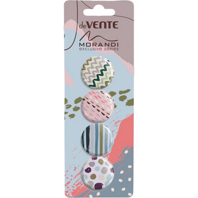 Магниты диаметр 30 мм  (4шт/уп) "Morandi" deVENTE