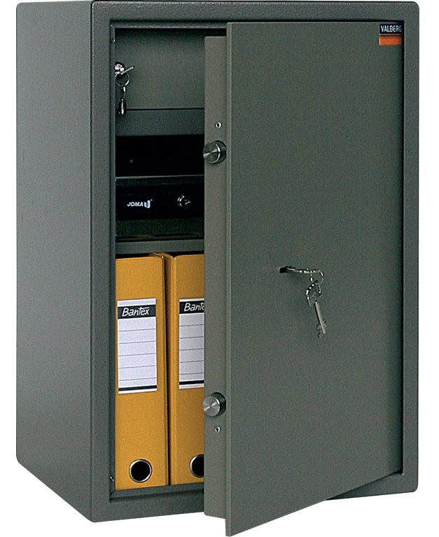Сейф офисный Valberg (630*440*355мм/500*434*301мм) 71л, 38кг, ключевой замок, трейзер