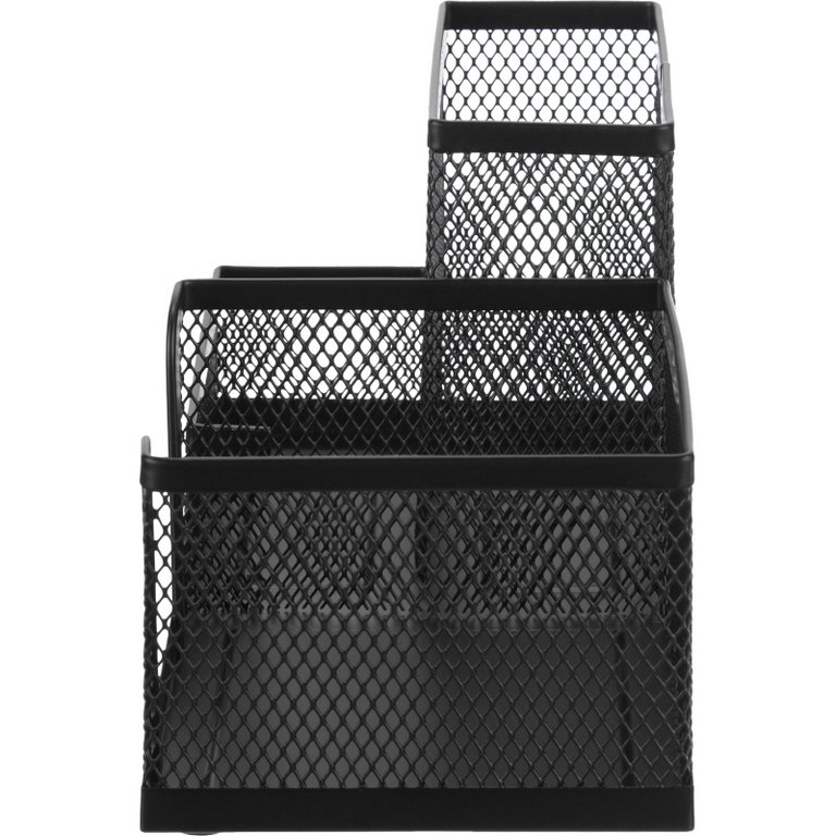 Подставка наст д/канц. принадлеж. металл, Attache 185x93x102 мм метал. 3 отд чёрная