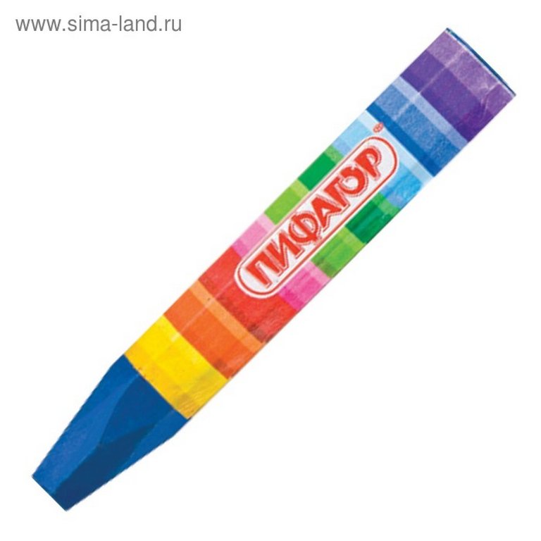 Набор карандашей восковых масляных 12 цв. Пифагор