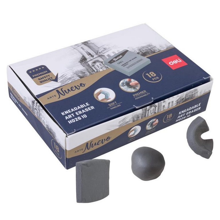 Ластик-клячка Deli Artenuevo 42*42*12мм, для ретуширования