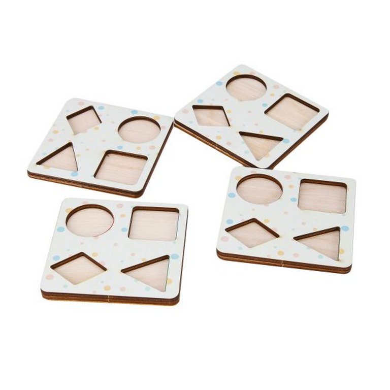 Игра обучающая  Цвета и формы "Фигуры, цвет" (дерево) WOODLENDTOYS