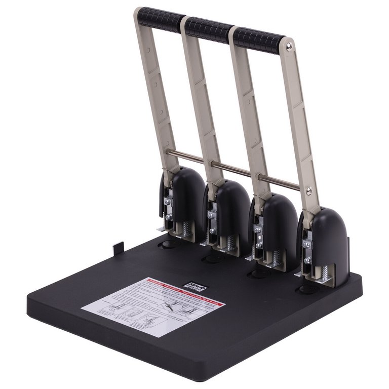 Дырокол мощный до 150л на 4 отверстия Kw-Trio