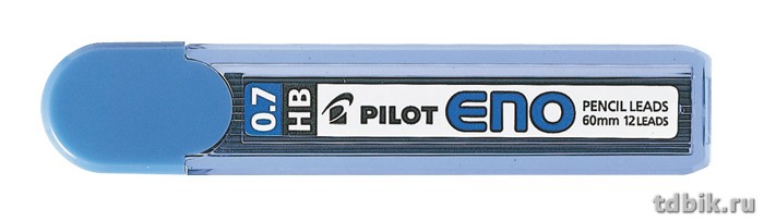 Стержни для мех. кар. 0.7 мм НВ 12шт Pilot