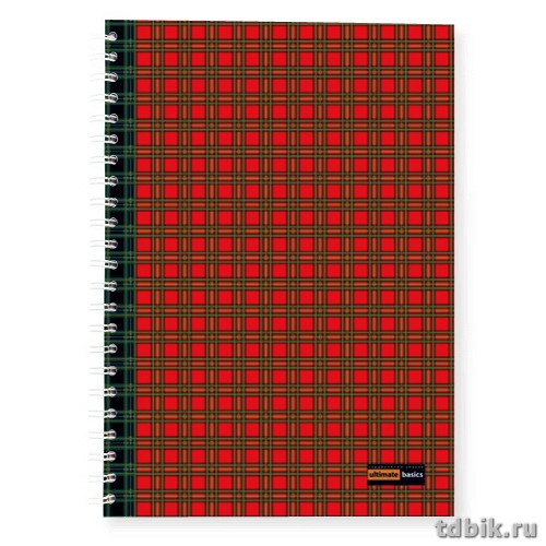 Тетрадь 96 лист кл. А4 на гребне "ШОТЛАНДКА"