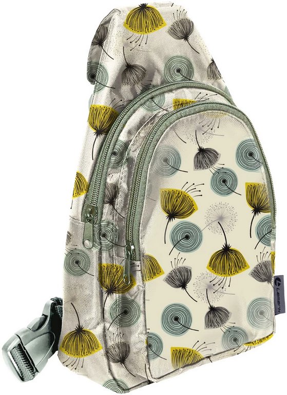 Сумка-слинг Lamark "Одуванчики" 29х16,5 см 2 отд., регулируемый ремень