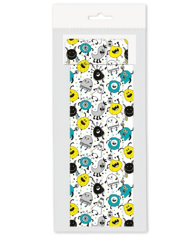 Закладка-ляссе самоклеящаяся 12х376 мм, 6 шт/уп, "Пришельцы" ДПС