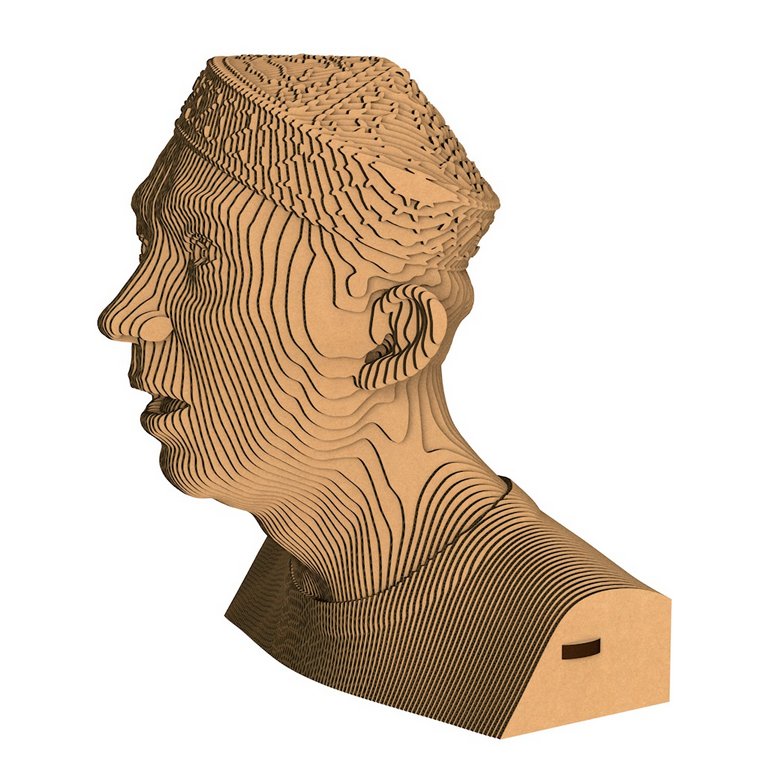 Сборная модель из гофрокартона "Юрий Никулин" h=18см, 146 дет., 6+, 5cult