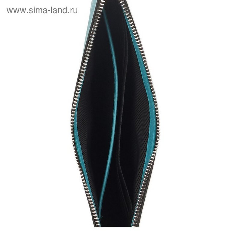 Сумка женская-конверт  D.Morelli , нат. кожа, бирюза