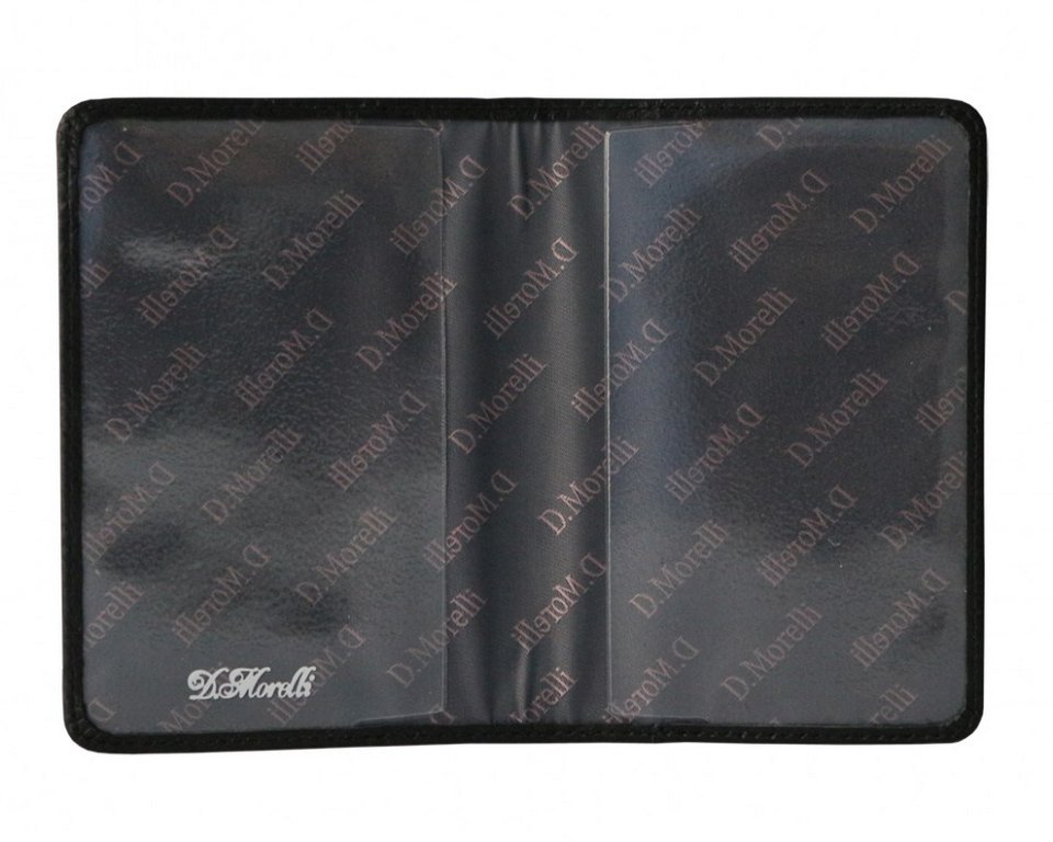 Обложка для паспорта D.Morelli "Энжи" нат. кожа, черная
