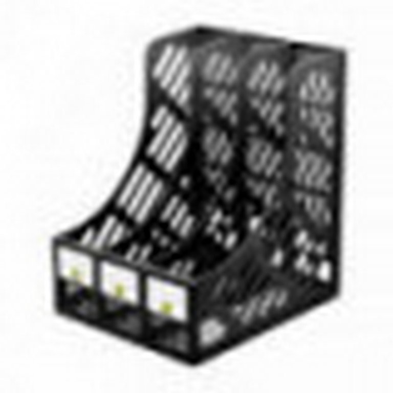 Лоток вертикальный 3-х секцион. разборный, черный DOLCE COSTO