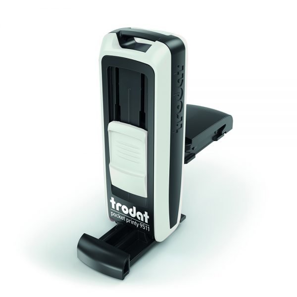 Штамп карманный Pocket Printy 47x18мм Trodat, корпус белый