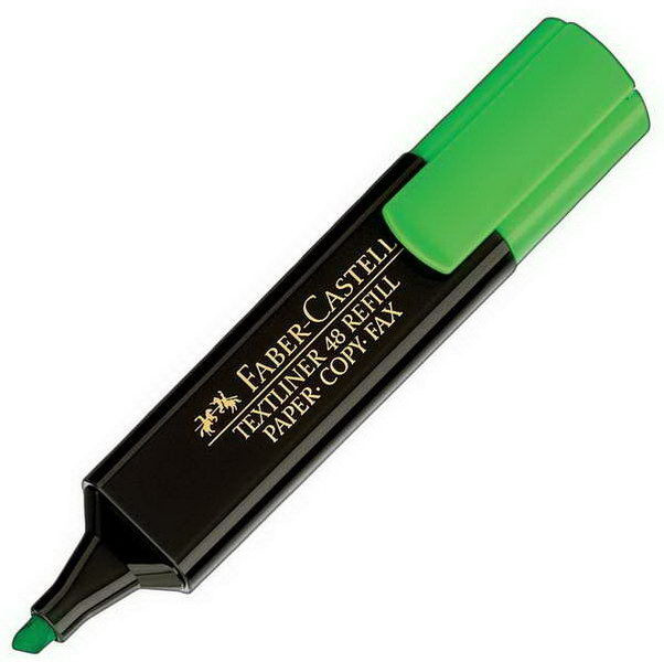 Текст-маркер Faber-Castell 1548 зеленый