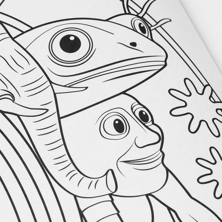 Раскраска А4 "Брейнрот: ужасно весело" 16 стр. Умка