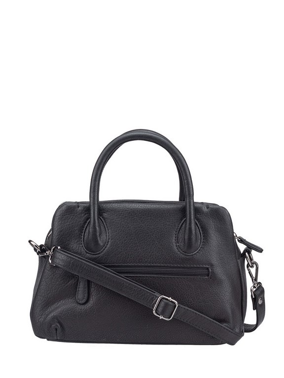 Сумка женская Dr.Koffer 28х19х13см см, нат.кожа черная