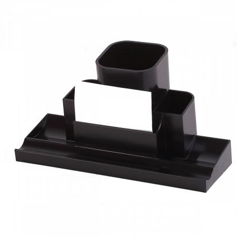 Подставка наст д/канц. принадлеж. deVENTE "Tower" 7 отд. черная