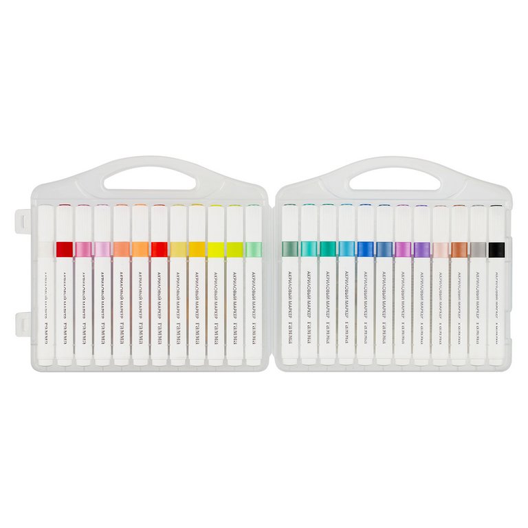 Набор маркеров акриловых 24 цв. Гамма "Классические" трёхгранные