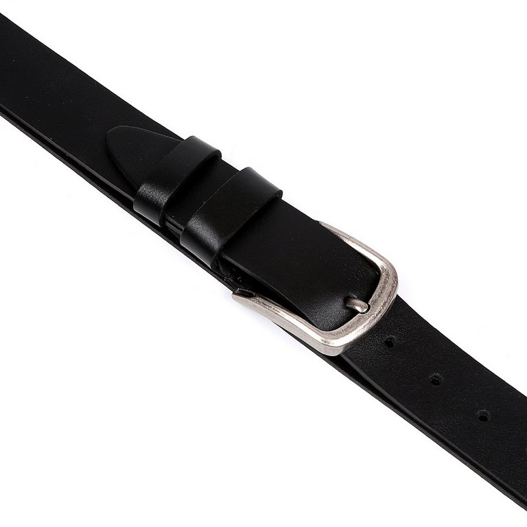 Ремень LEO VENTONI мужской, натуральная кожа, размер 125, черный