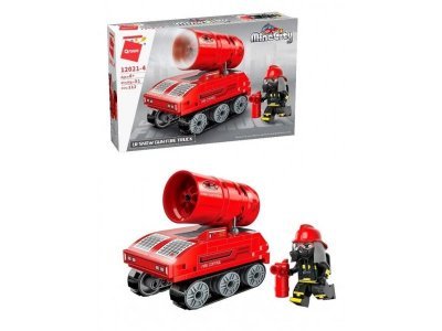 Конструктор пластиковый 112 дет. "Снежная пушка для тушения пожара" Qman