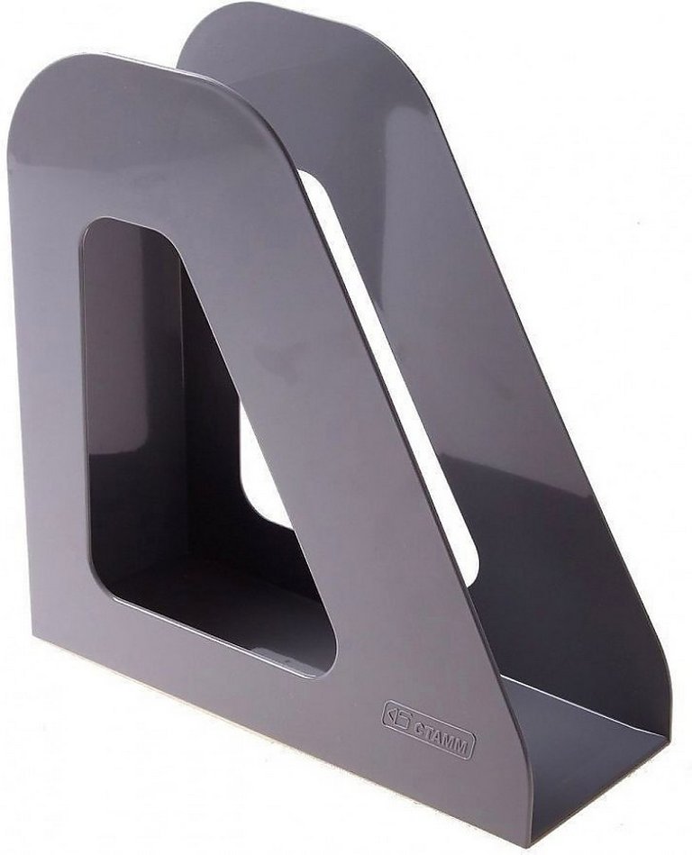 Лоток вертикальный 90 мм Стамм Фаворит, серый