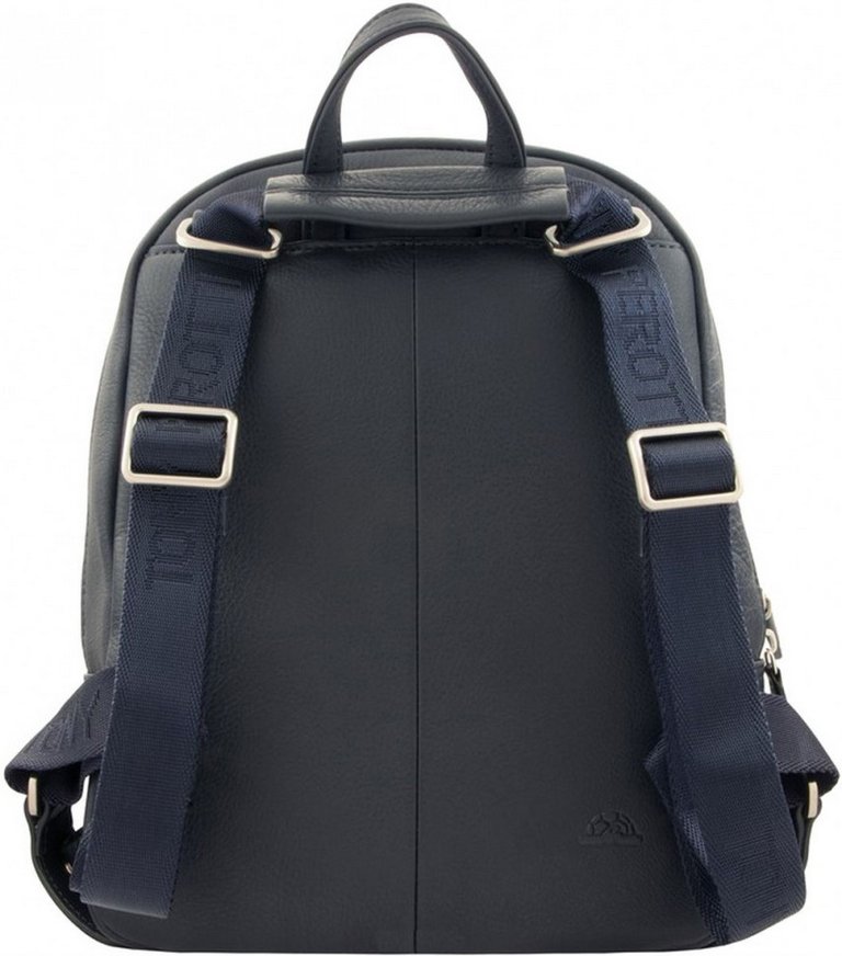 Рюкзак женский Tony Perotti 24*31*15 см, нат. кожа, синий