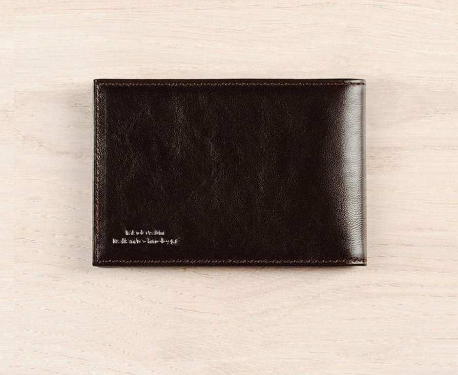 Визитница D.Morelli "Brown" нат. кожа