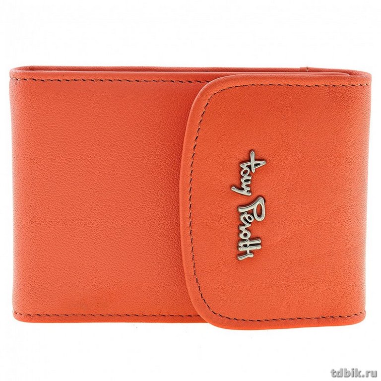 Визитница Tony Perotti 10,5*7см на 20 визиток, нат. кожа, цвет кораловый