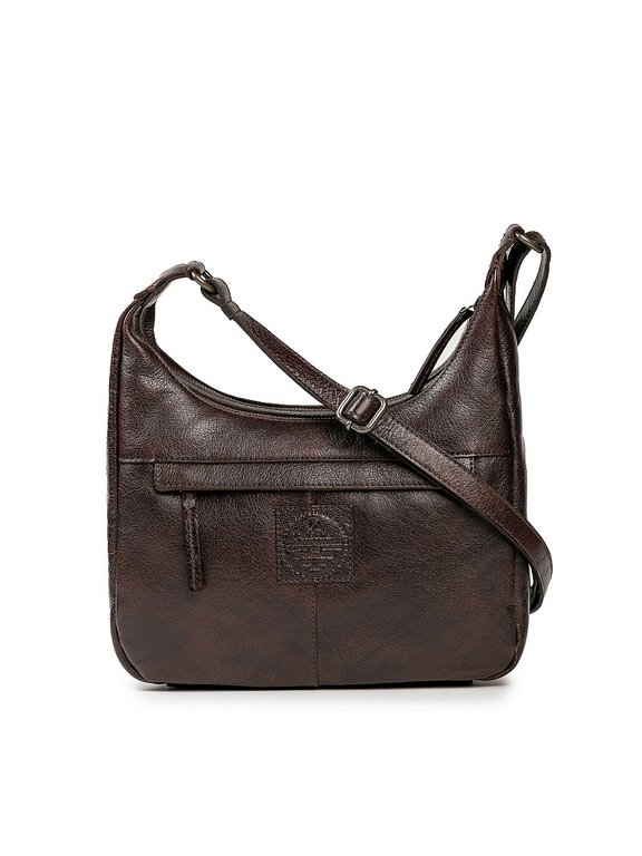 Сумка женская Dr.Koffer 28х21х9см см, нат.кожа коричневая