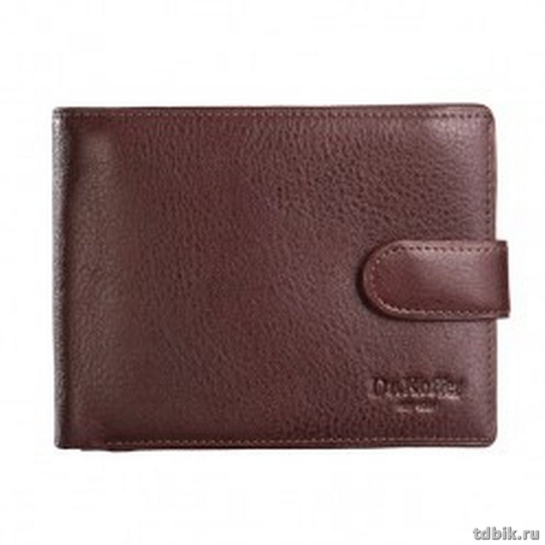 Портмоне Dr.Koffer 10,5*14см, нат. кожа, цв.коричневый