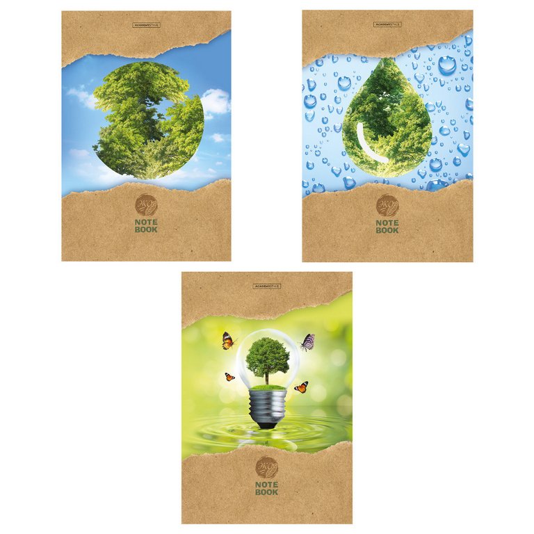 Тетрадь 48 лист кл. А4 на скрепке "ЭкоБук"