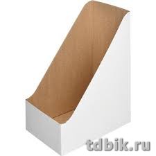 Лоток вертикальный из микрогофрокартона, 150 мм белый