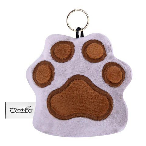 Брелок "Кошачья лапка" ассорти (ткань вельбоа)  10*10 см