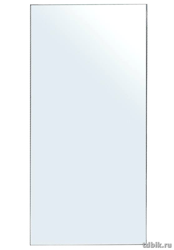 Зеркало настенное прямоугольное 378*678мм, в раме ПЛС, цвет вишня