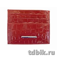 Визитница на 72 визитки Faetano, нат.кожа, бордо