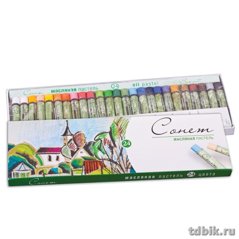 Пастель сухая художественная 24 цв. Сонет