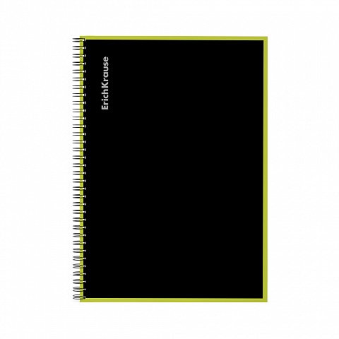 Тетрадь 120 лист кл. А4 на спирали "Accent" ламинация глянцевая, структурное тиснение "лён"