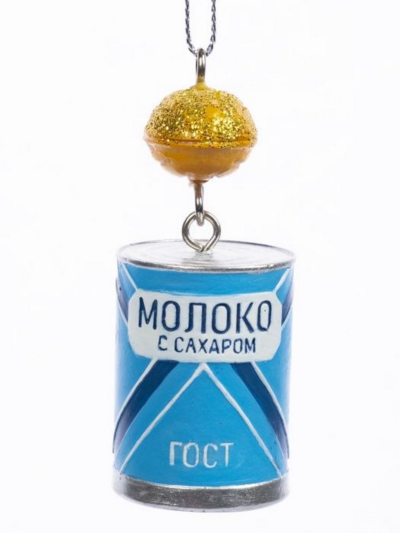 Украшение елочное из полирезины "Сгущенка" 3x7,5x3см