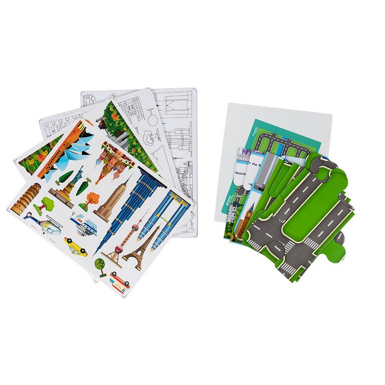 Игра развивающая 2D пазл "Достопримечательности мира" 43 дет., 4+, REZARK