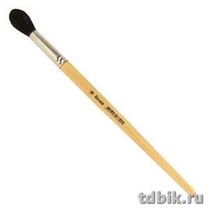 Кисть Белка № 9 круглая живописная (короткая ручка) ГРААЛЬ