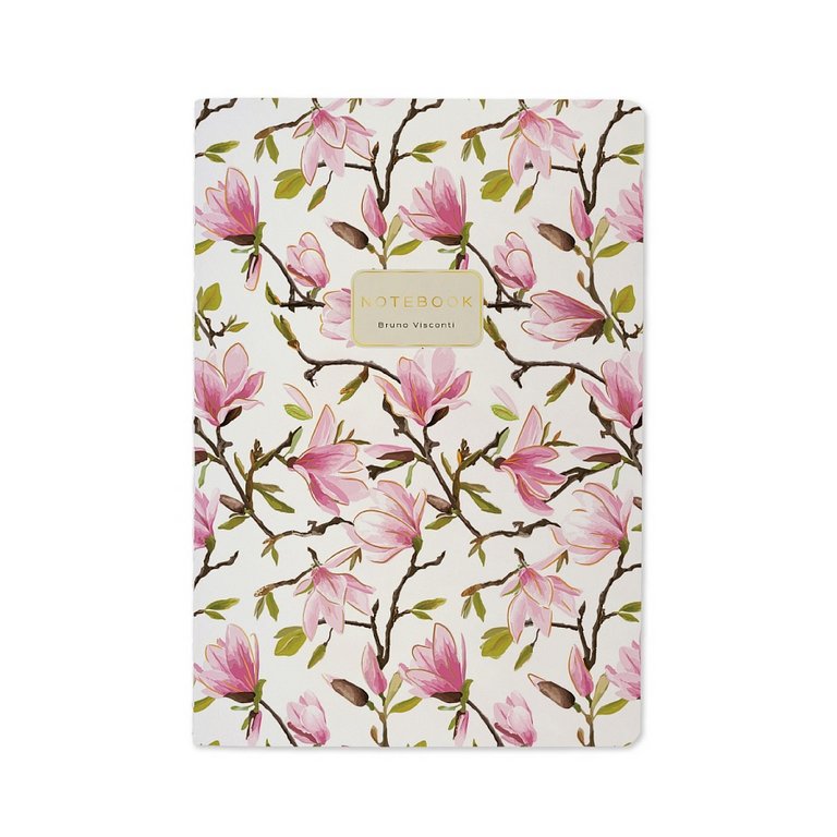 Набор подарочный BrunoVisconti "FLORA.Цветы.Фантазия" (ДВЕ ТЕТРАДИ В КЛ.+ РУЧКА)