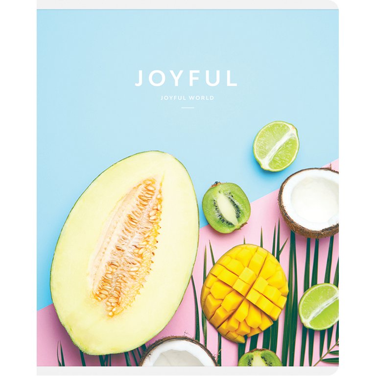 Тетрадь 80 лист кл. А5 на скрепке Greenwich Line "Joyful world", глянцевая ламинация, 70г/м2