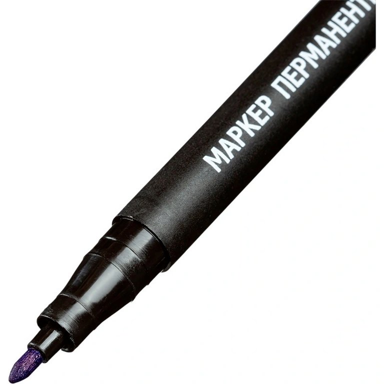 Маркер перманентный  1,0 мм Attache круглый синий